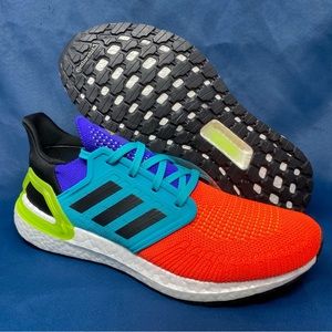 Adidas Ultra Boost 20 'What the Solar' Running Shoes (GV7164) Men’s Size 8.5